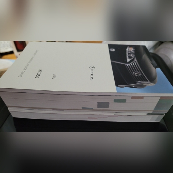 Like New! Lexus Owners Manual 2015 Lexus RX 350 - Picture 8 of 8